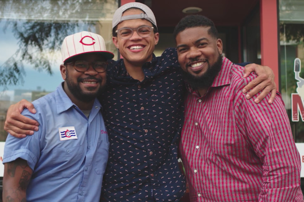 MORTAR's orginal founders (left to right): Derrick Braziel, William Thomas II, Allen Woods.