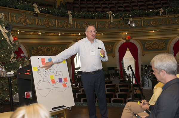 Tom Merrill from Xavier's Center for Innovation served as another breakout session leader.