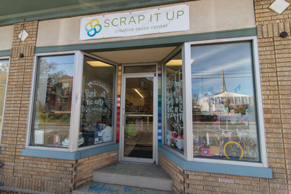 Scrap It Up in Pleasant Ridge sells secondhand creative supplies.