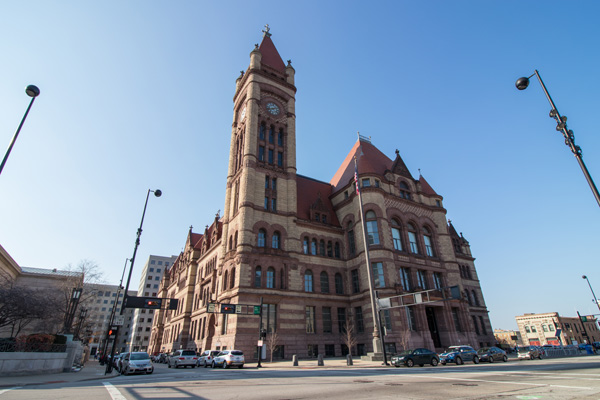 Cincinnati City Hall, designed by Samuel Hannaford.