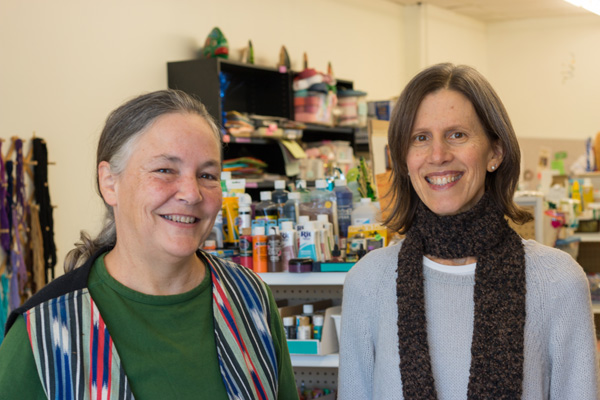 Mary Lennard (left) and Beth Muething are the co-creators behind Scrap It Up.