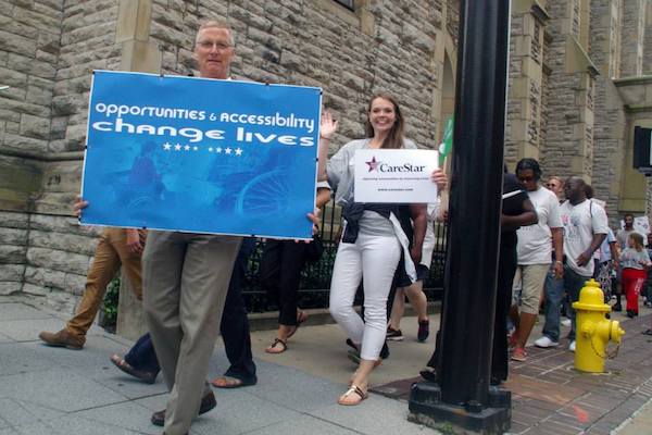 ADA 25th Anniversary Disability Pride March, 2015