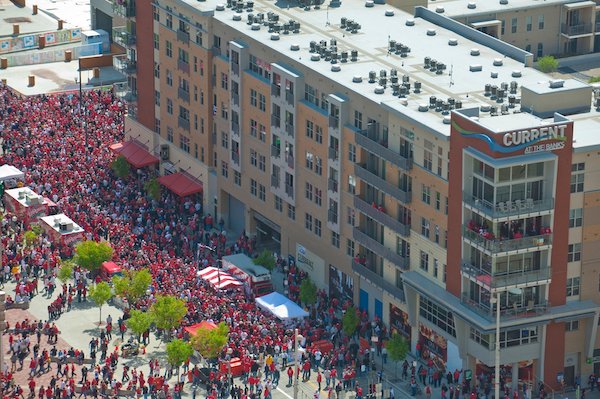 Reds Opening Day at The Banks