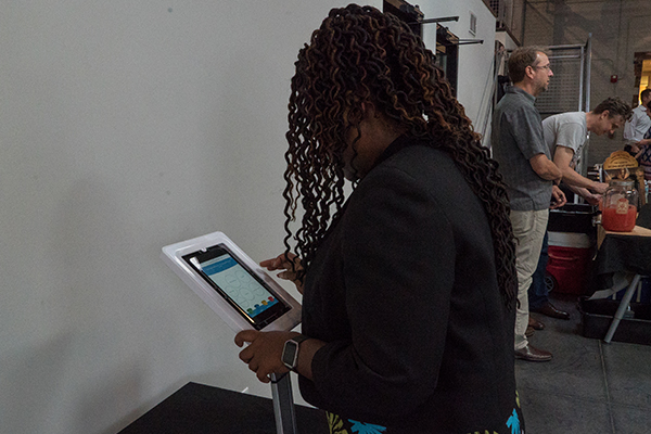 Attendees were able to take the Wyzerr survey on their smartphones or a tablet.
