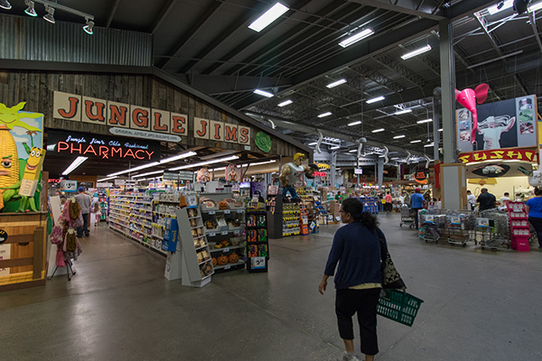 Shoppers can find everything from alligator jerky to exotic beer at Jungle Jim's.