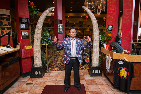 Wong's playful, personable style has helped make his restaurant a household name.
