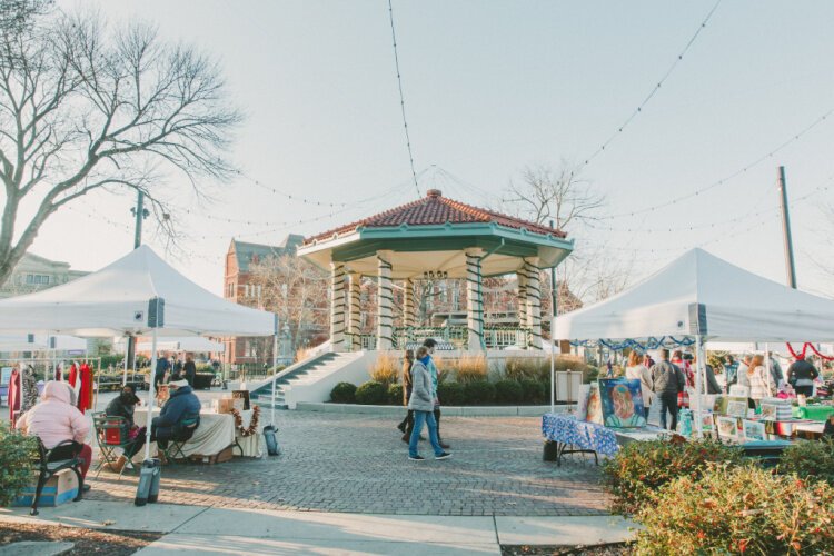 The Winter Market at Washington Park.