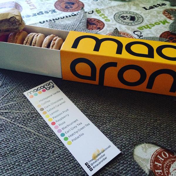 Macaron Bar has several locations in Cincinnati, including a storefront in OTR.