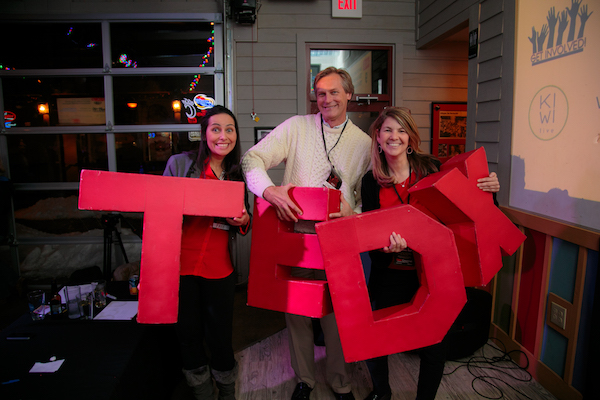 Guests networking at a past TEDxCincinnati event.