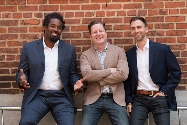 Dhani Jones, Chris McLennan and Max Eisenberg