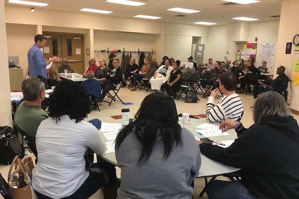 Residents gather in Walnut Hills to discuss food insecurity post-Kroger.