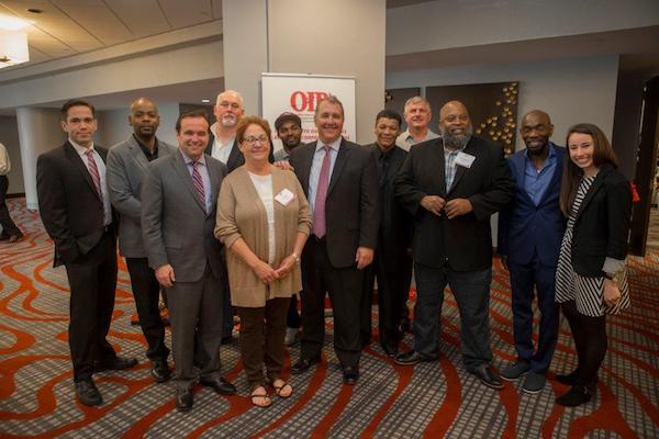 Author Mark Godsey with exonerees