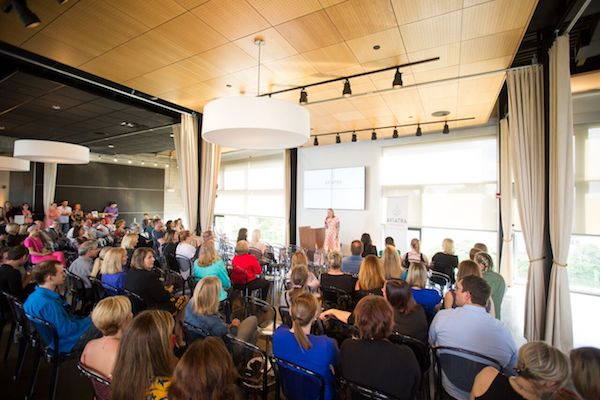 Roughly 150 attendees turned out for Flight Night at New Riff Distillery.