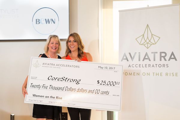 Stephanie Tieman's CoreStrong fitness center took home the night's big prize.