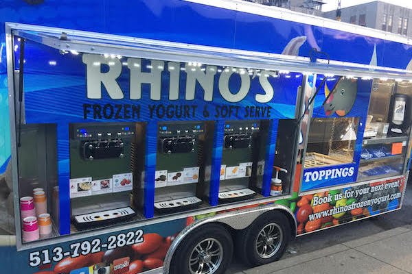 Rhino's Frozen Yogurt allows customers to fully customize their frozen concoctions.