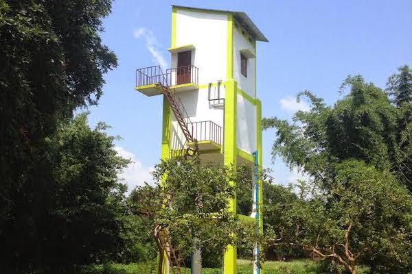 AguaClara's water treatment and storage facility in Gufu Village.