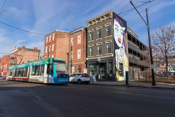 One of the main reasons Brad and Karen Hughes chose the location for Artichoke was because of its proximity to a streetcar stop.