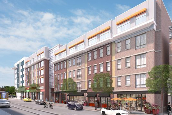 A proposed development at Elm and Liberty streets would help further connect businesses and residents.