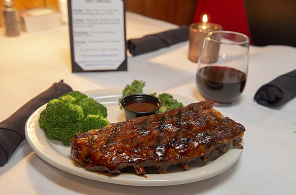 Baby Back Ribs with Maury's signature citrus bbq sauce