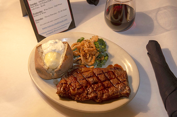 The Cavalier, choice New York Strip Steak