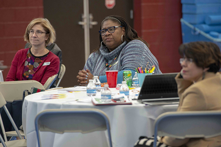 More than 50 service providers visited Brighton’s Center for Employment Training.