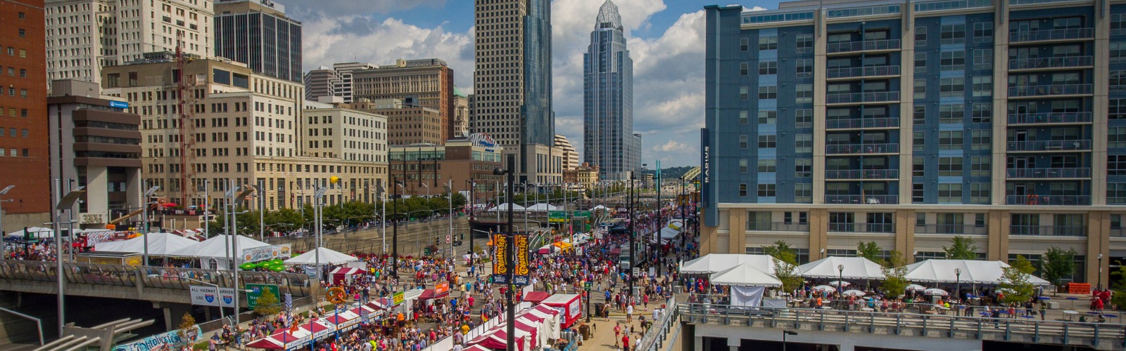 Oktoberfest Zinzinnati fills Second and Third streets downtown. 