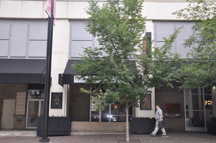 The exterior of the new Garfield Theatre at Race and Garfield.