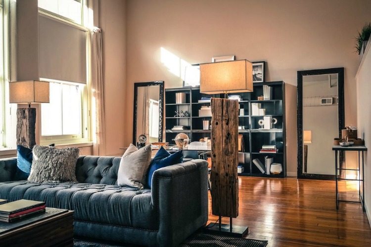 The historic Lofts at Shillito Place have high ceilings and lots of light.