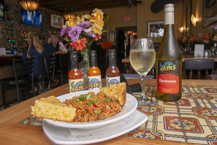 The Jambalaya is a popular dish at Allyn's.