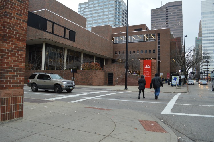 The library's Main Branch downtown.