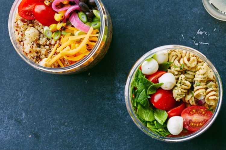 A selection of salads from Farmer's Fridge.