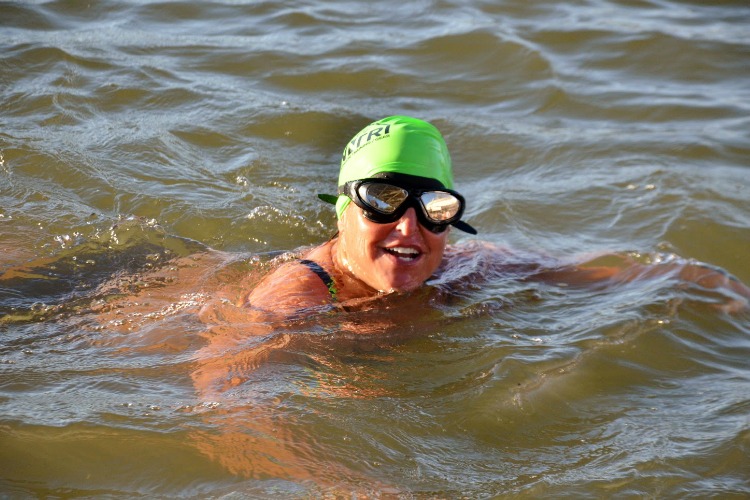 Author Jennifer Mooney Participating in The Swim