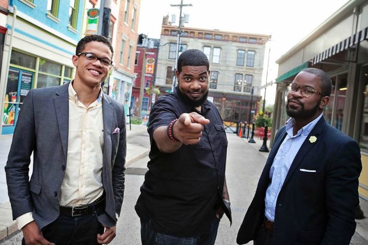 MORTAR's orginal founders (left to right): William Thomas II, Allen Woods, Derrick Braziel