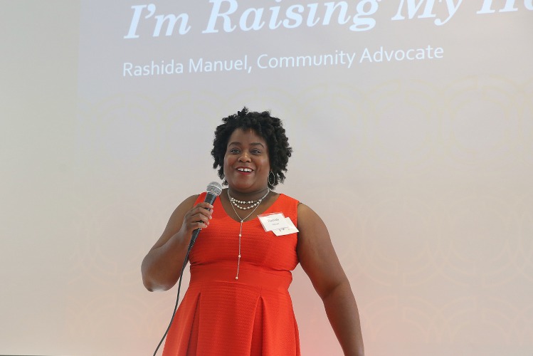 Community advocate, Rashida Manuel