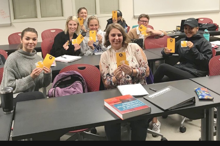 The University of Cincinnati's history department spreads messages of kindness.