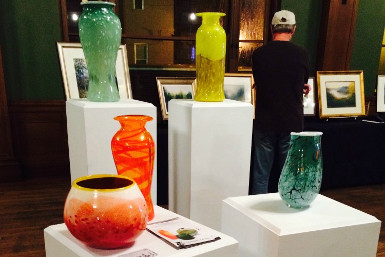3.	Assortment of vases by Rachel Strunk
