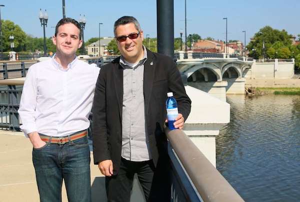 Lawson, executive director of The Hamilton Mill, and Antony Seppi, The Hamilton Mill's operations director.