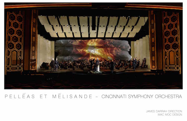 A rendering of the Cincinnati Symphony Orchestra's first Friday Orange performance.