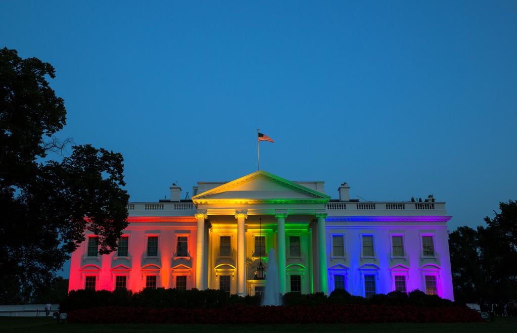 The White House was lit in rainbow colors when Cincinnatian Jim Obergefell won the right to have his marriage to his dying partner recognized.