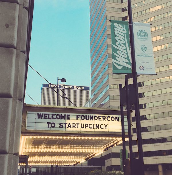 Downtown was all decked out for Techstars FounderCon.