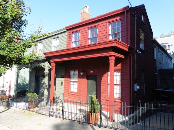 Cincinnati's oldest residence at 440-442 Liberty Hill received a Rehabilitation Award.