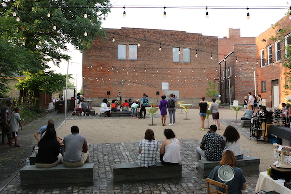 Music lovers enjoy a performance at Music Off McMillan.