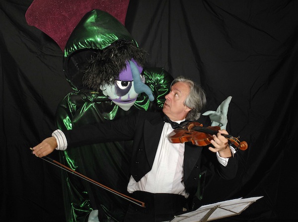 Madcap Artistic/Executive Director John Lewandowski and puppet friend