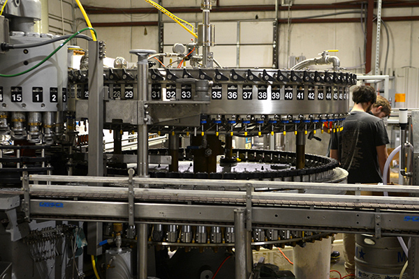 Rivertown Brewery canning operation