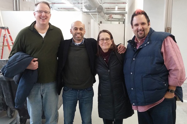 Center for Innovation team includes (L-R) Tom Merrill, Tarek Kamil, Annette Marksberry, Shawn Nason