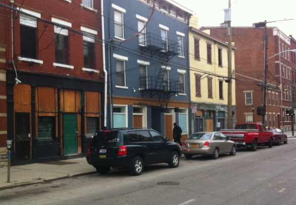 Apartment construction is underway on Walnut Street