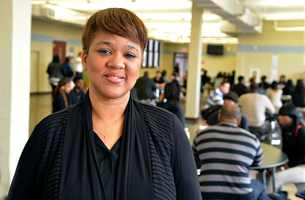 Hughes STEM High School Principal Kathy Wright