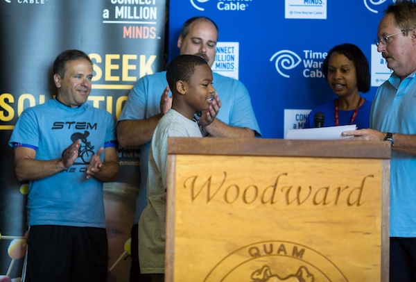 Last year's STEM Bicycle Club at Woodward