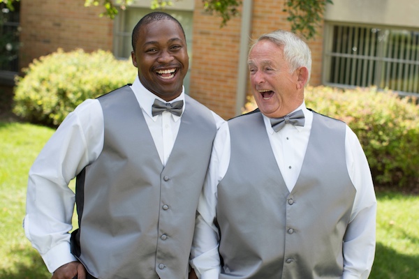 Lamont Watkins (left) and Tim Clarke began their friendship through CYC mentoring