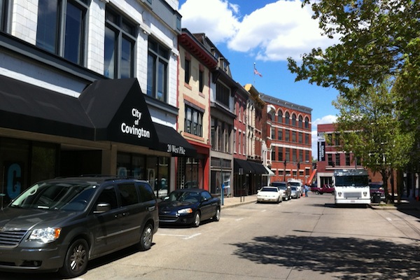 Rehabbed buildings are filling in along Pike Street